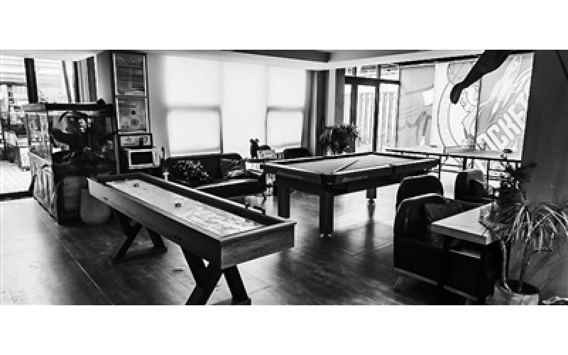 体育设施装进店 休闲健身拢人气